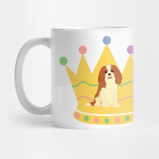 Cavalier King Charles Spaniel and crown Mug